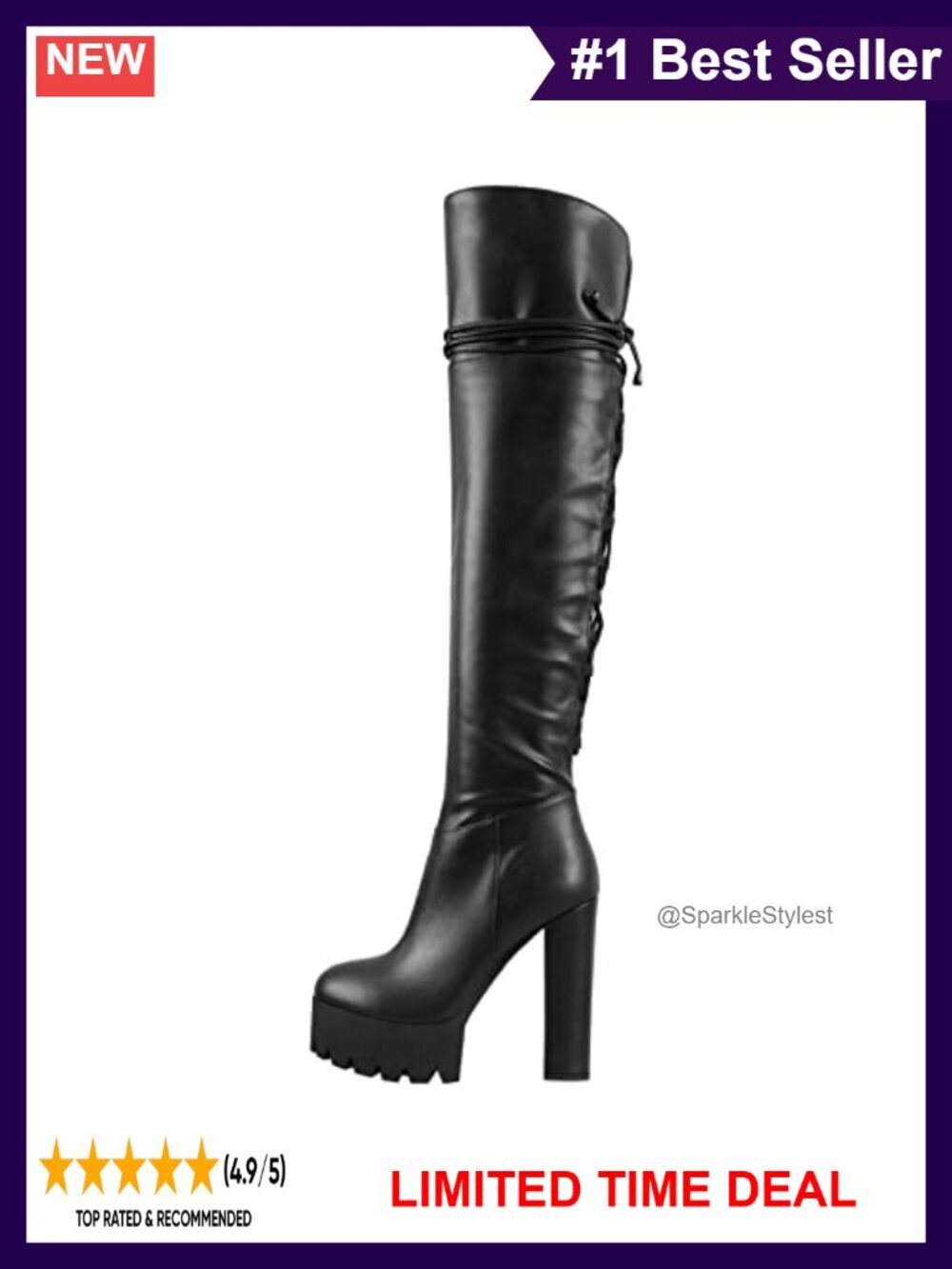 Women's Over the Knee Platform Boots Polyurethane Stiletto Heel